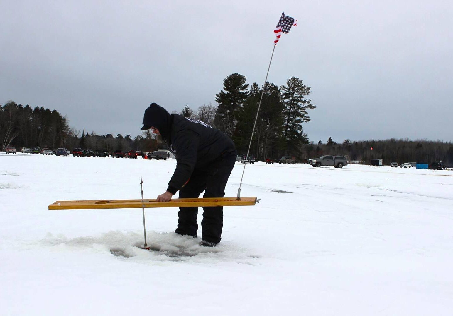 ice fishing big tip up